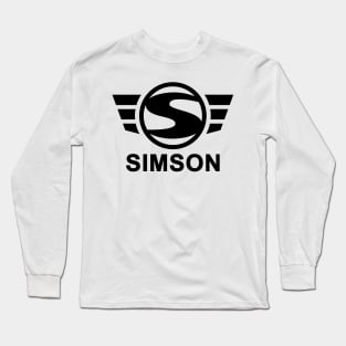 Simson logo (black) Long Sleeve T-Shirt